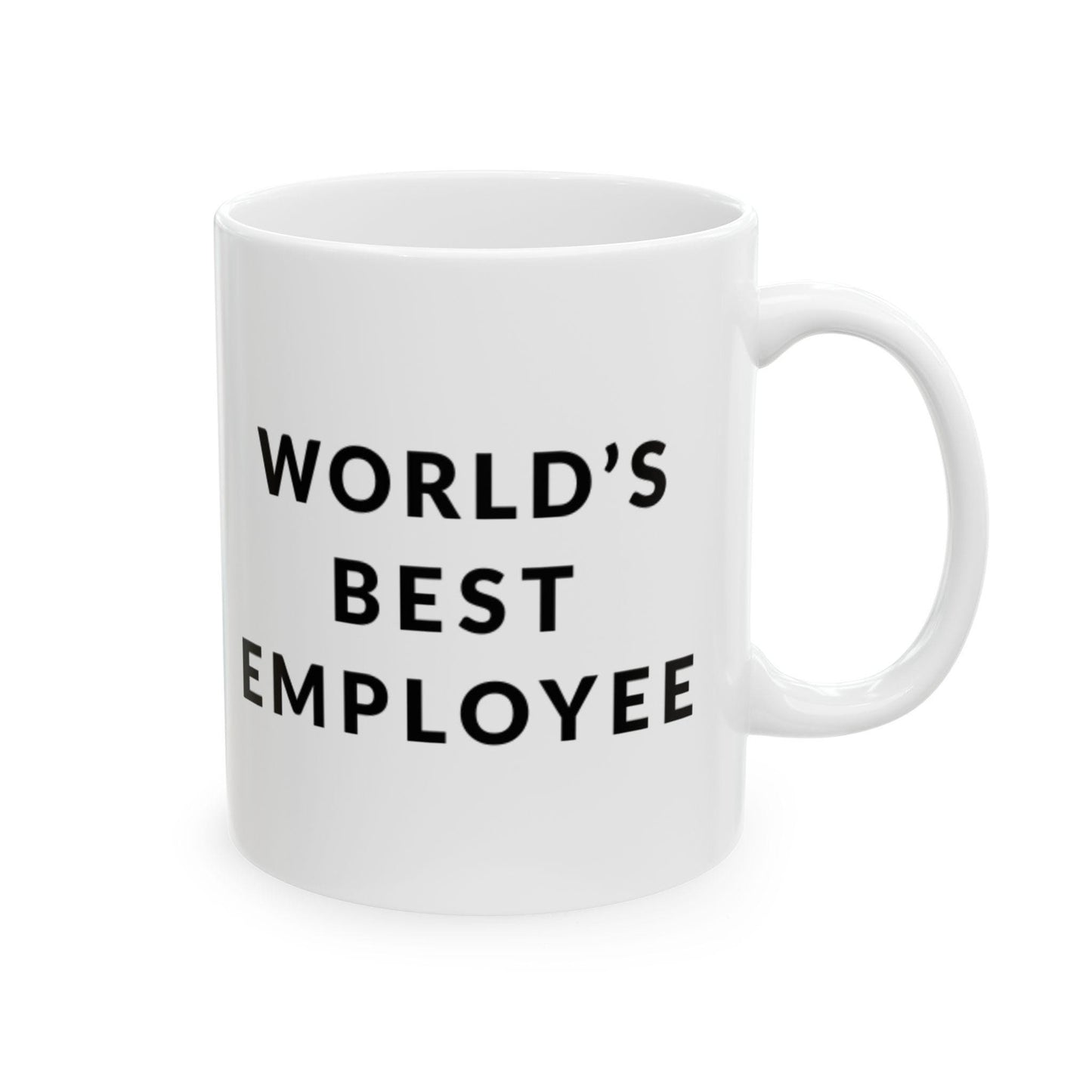 World's Best Employee' Mug for Employees, Unique Office Mug, Funny Gift for Employees, Decor