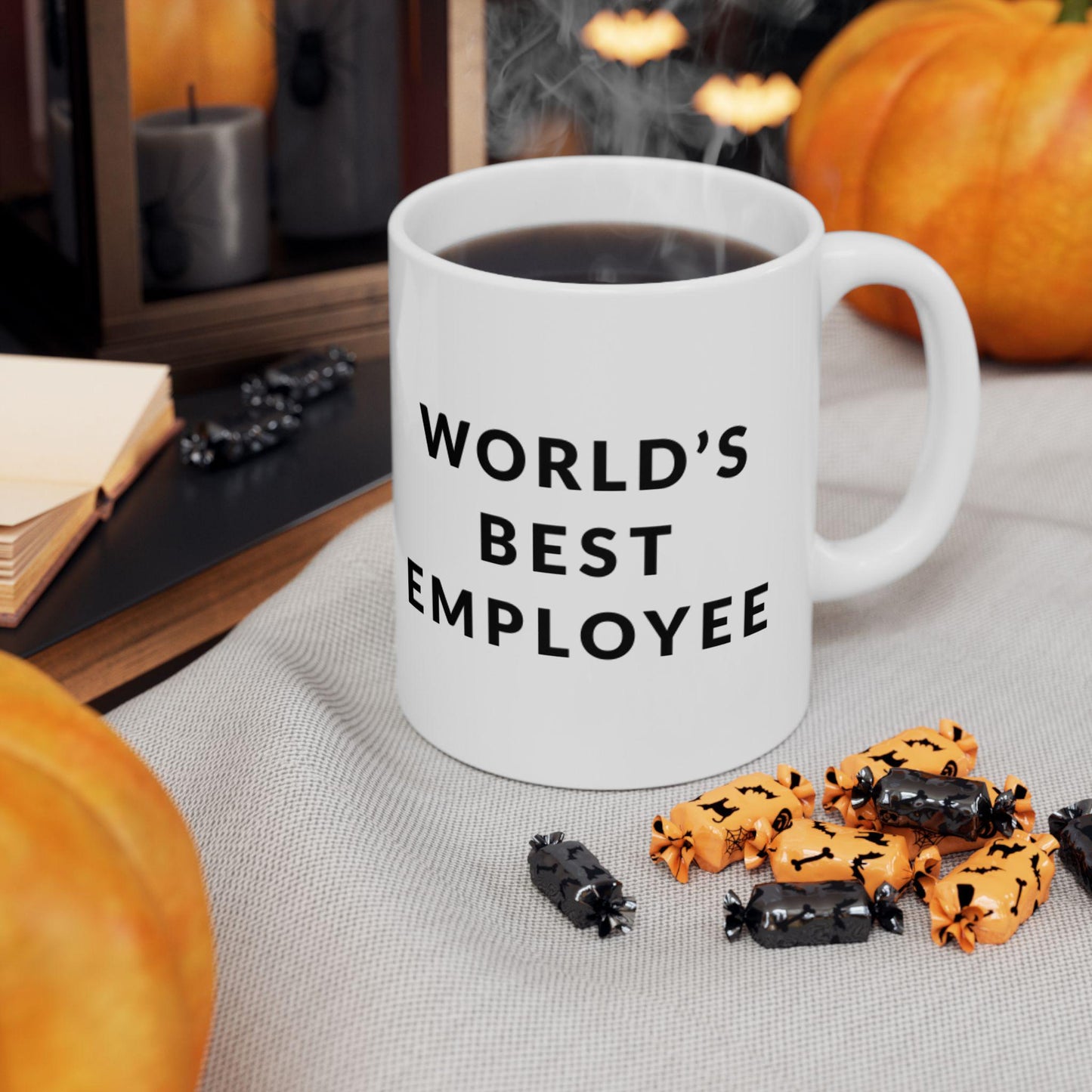 World's Best Employee' Mug for Employees, Unique Office Mug, Funny Gift for Employees, Decor