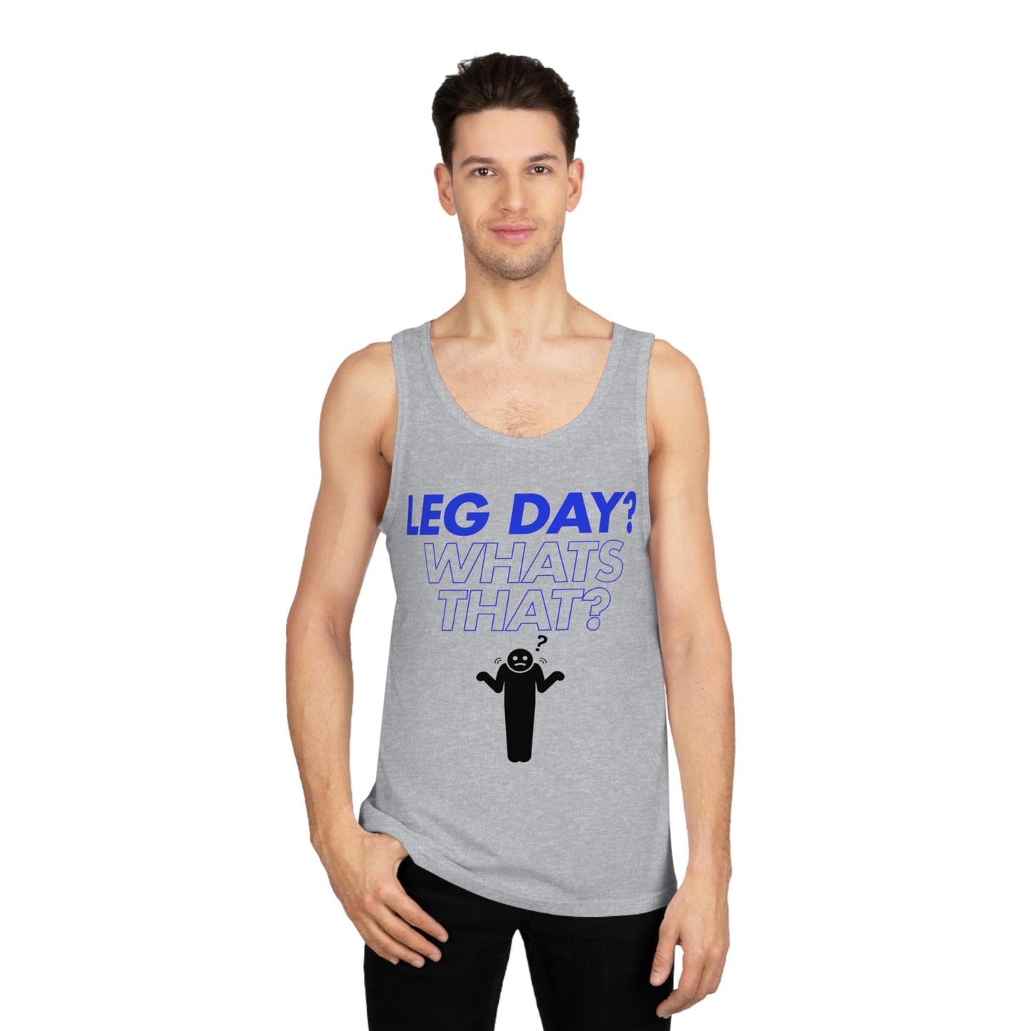 Funny Gym Tank Top - Unisex Softstyle™ Tank Top, Joke Workout Shirt, Humorous Exercise Tee, Lightweight Athletic Tank, Sarcastic Fitness