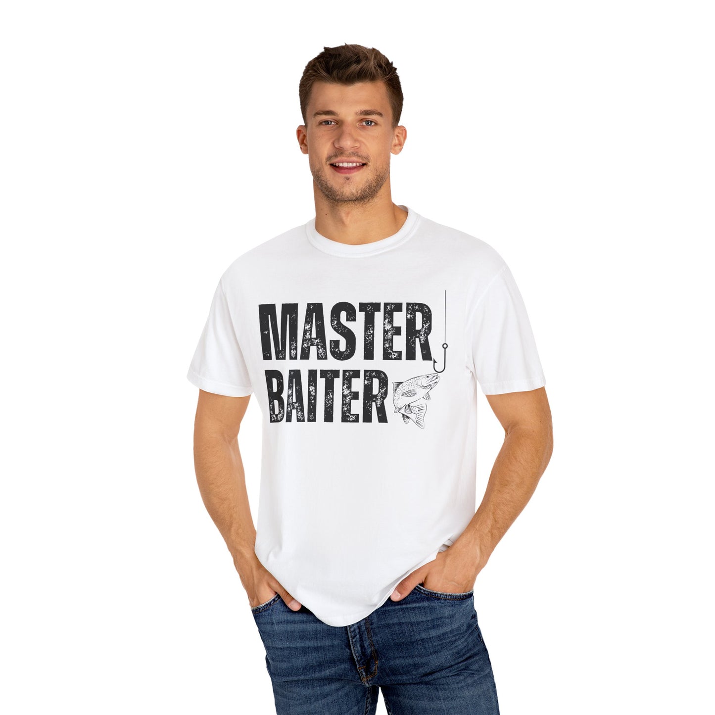 Master Baiter Fishing T-Shirt, Funny Fishing Tee, Unisex Graphic Tee, Gift for Fisherman, Fishing Humor Shirt, Fishing Lover Apparel