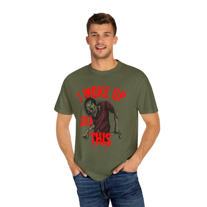 Humorous Unisex T-shirt - I Woke Up Like This - Dad Joke Shirt for Anyone - Gift