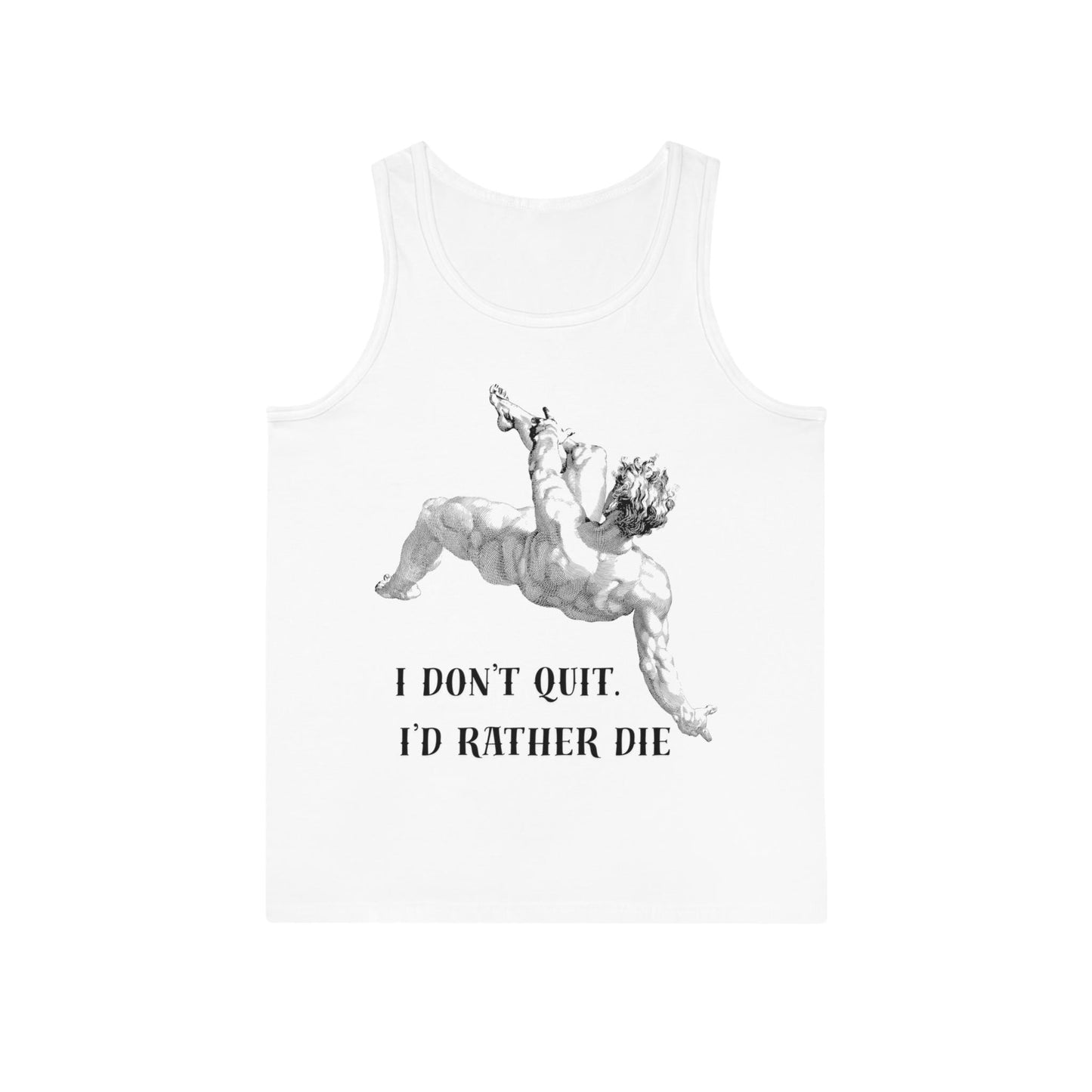 Motivational Unisex Tank Top, Gym Wear, Workout Shirt, Gift for Him, Fitness Clothing