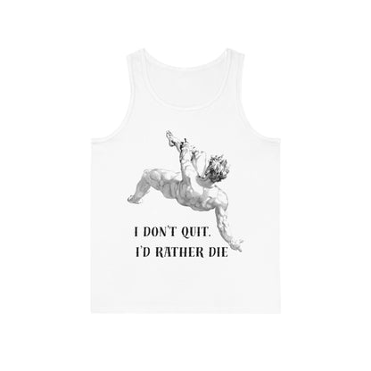 Motivational Unisex Tank Top, Gym Wear, Workout Shirt, Gift for Him, Fitness Clothing