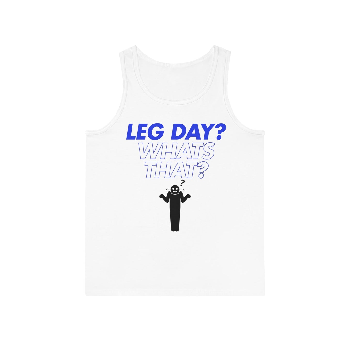 Funny Gym Tank Top - Unisex Softstyle™ Tank Top, Joke Workout Shirt, Humorous Exercise Tee, Lightweight Athletic Tank, Sarcastic Fitness