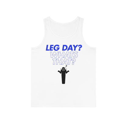 Funny Gym Tank Top - Unisex Softstyle™ Tank Top, Joke Workout Shirt, Humorous Exercise Tee, Lightweight Athletic Tank, Sarcastic Fitness