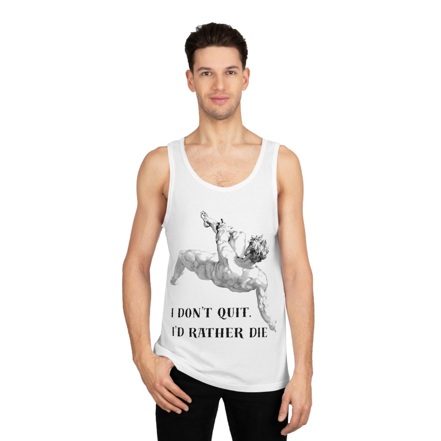 Motivational Unisex Tank Top, Gym Wear, Workout Shirt, Gift for Him, Fitness Clothing